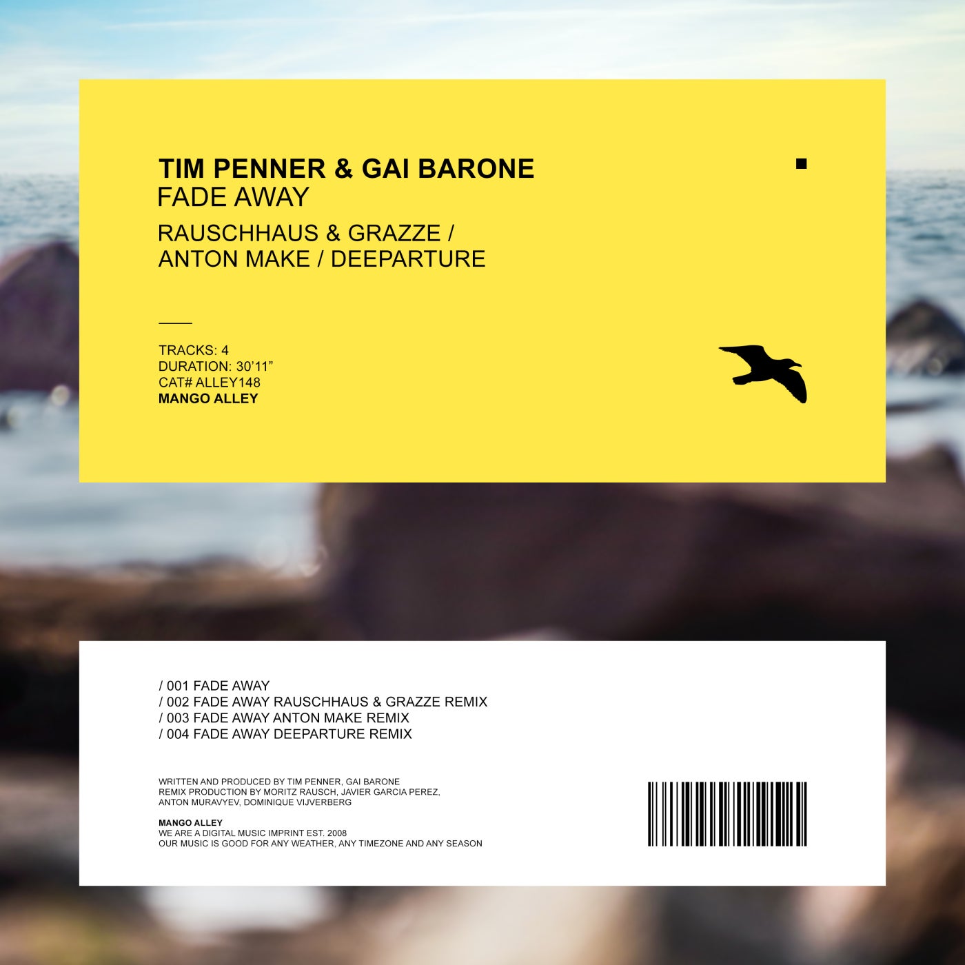 Tim Penner & Gai Barone - Fade Away (Rauschhaus & Grazze Remix)