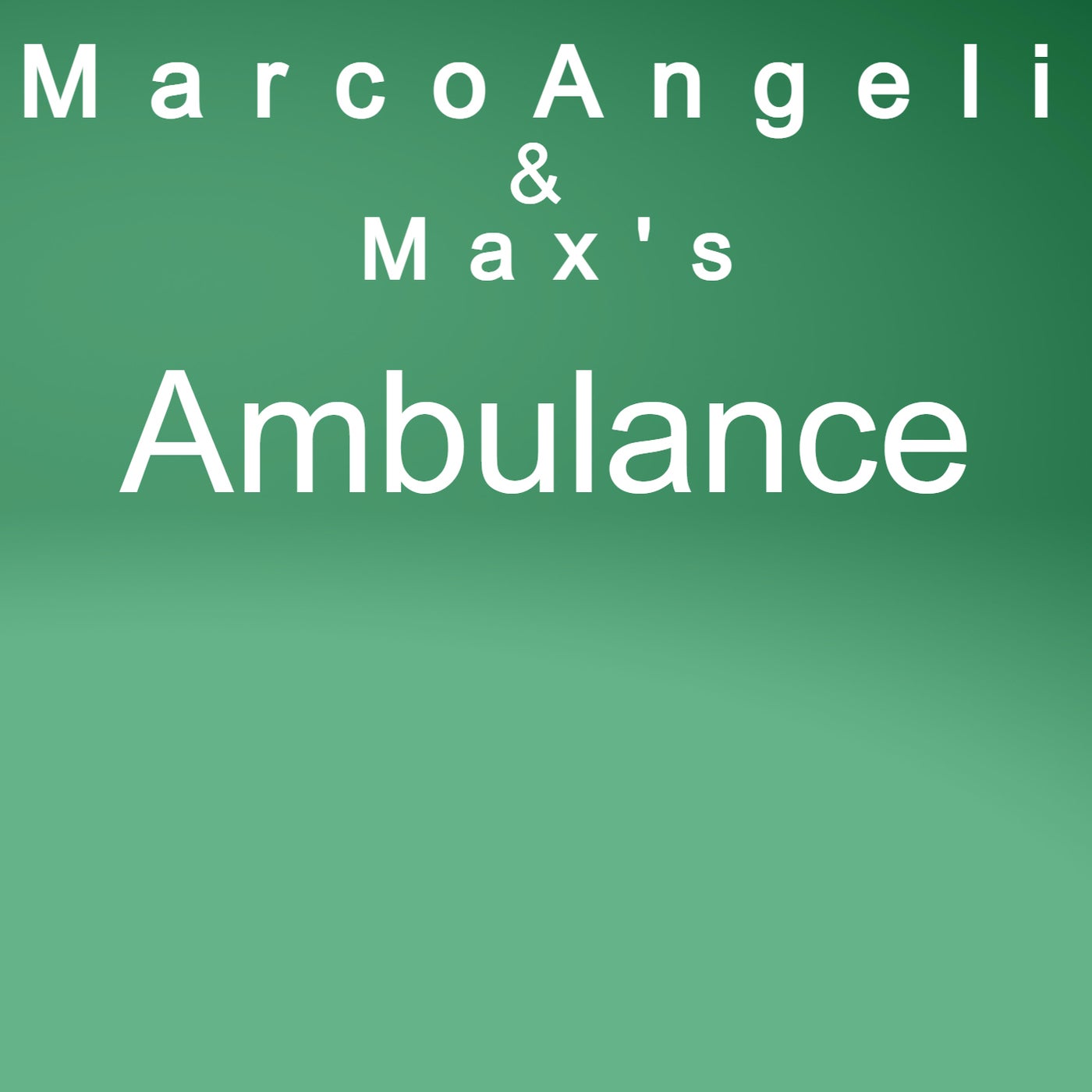 Marco Angeli & Max's - Ambulance (Original Mix)