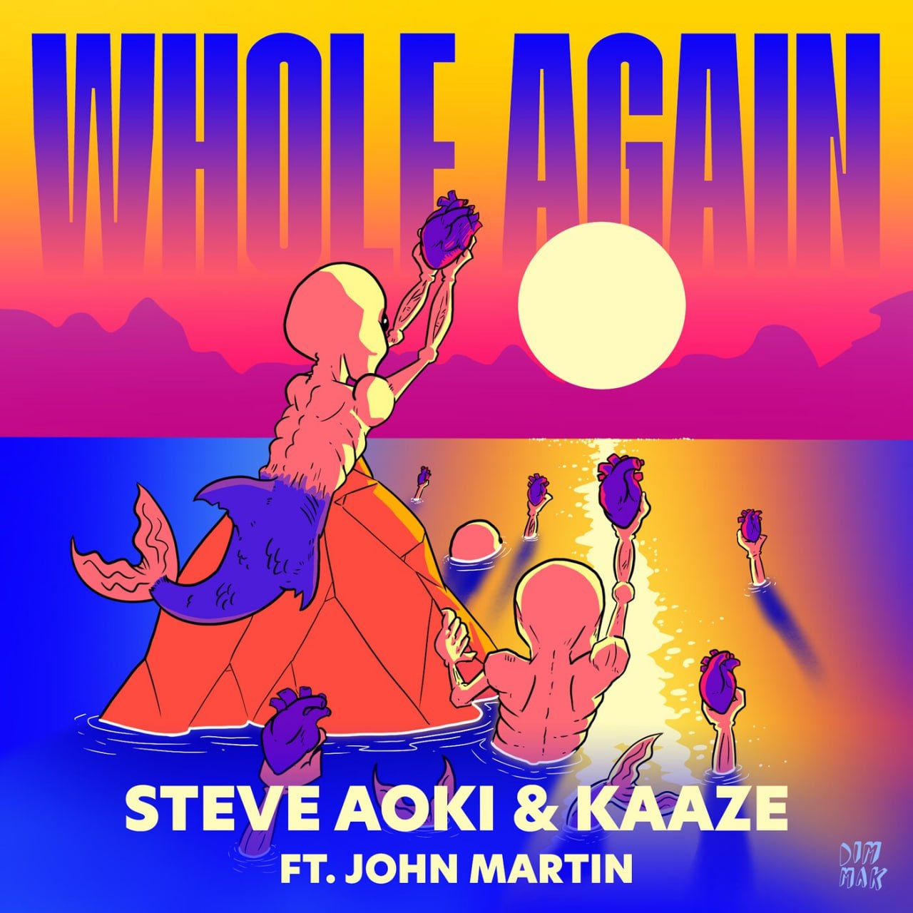 Steve Aoki & KAAZE, John Martin - Whole Again (Extended Mix)