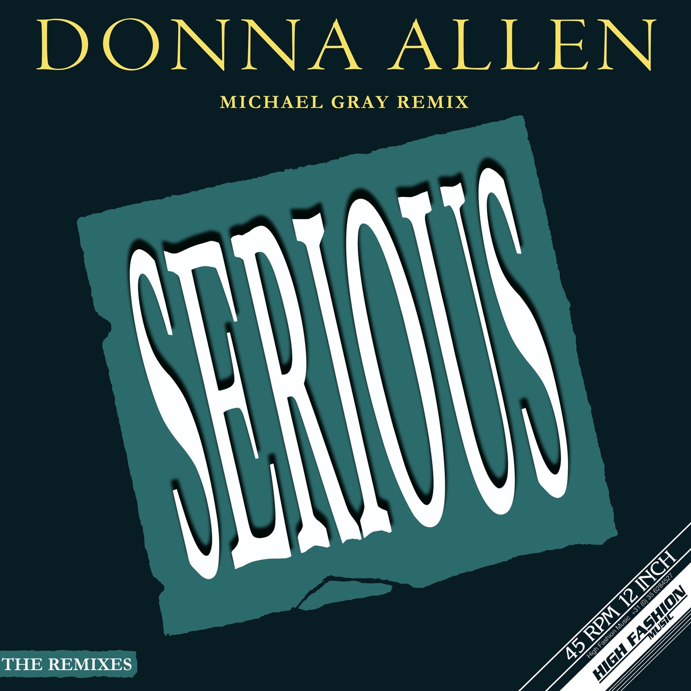 Donna Allen - Serious (Michael Gray Extended Remix)