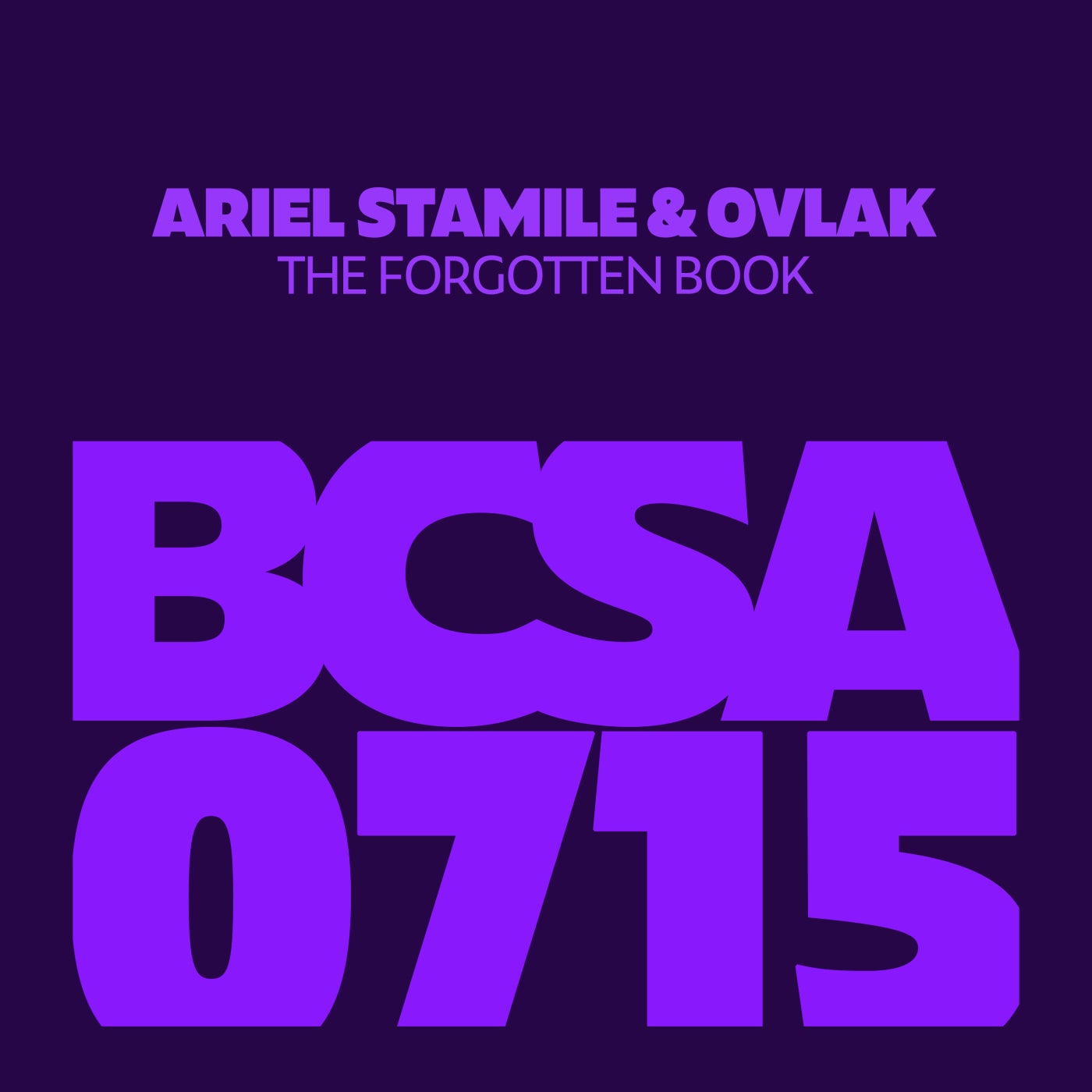 Ariel Stamile & Ovlak - The Forgotten Book (Original Mix)
