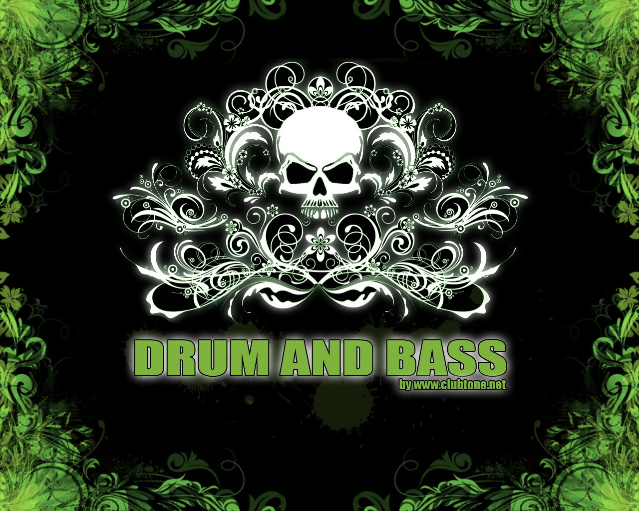 drum and bass, череп, эксклюзив DnB Drum and Bass