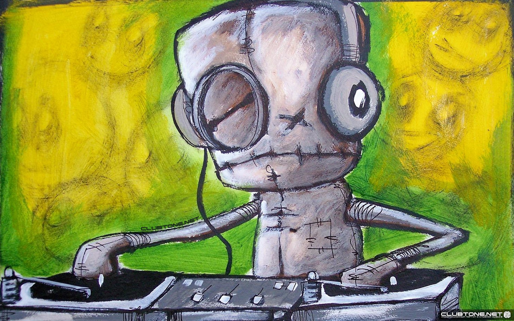watercolor DJ  