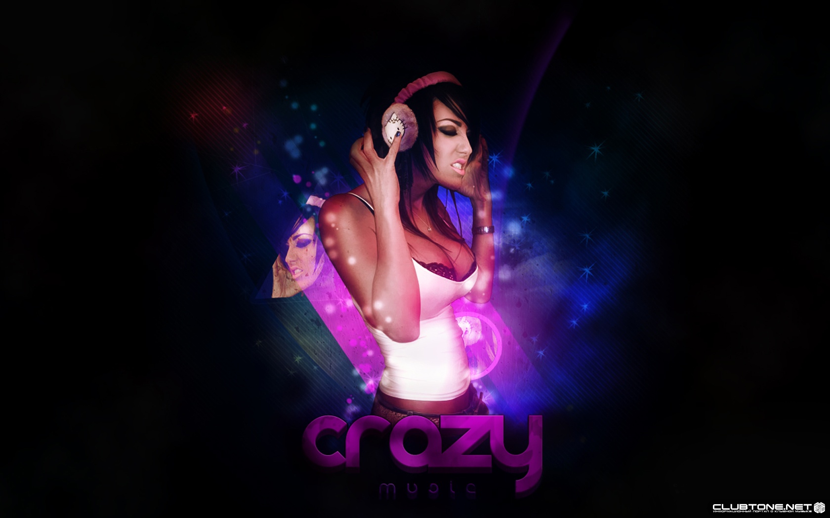 crazy music, music girl  