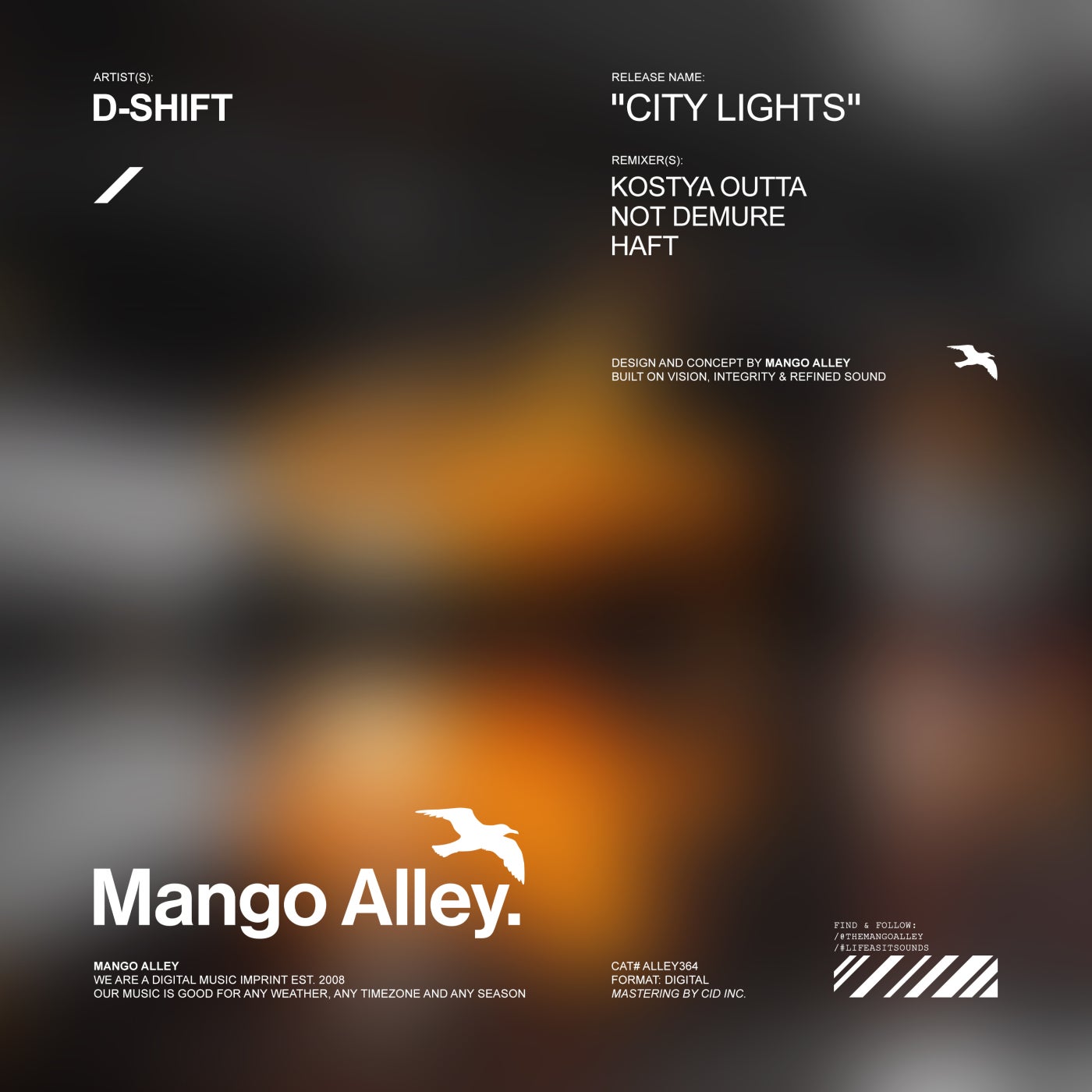 Drunken Kong, D-Shift - City Lights (Haft Remix)