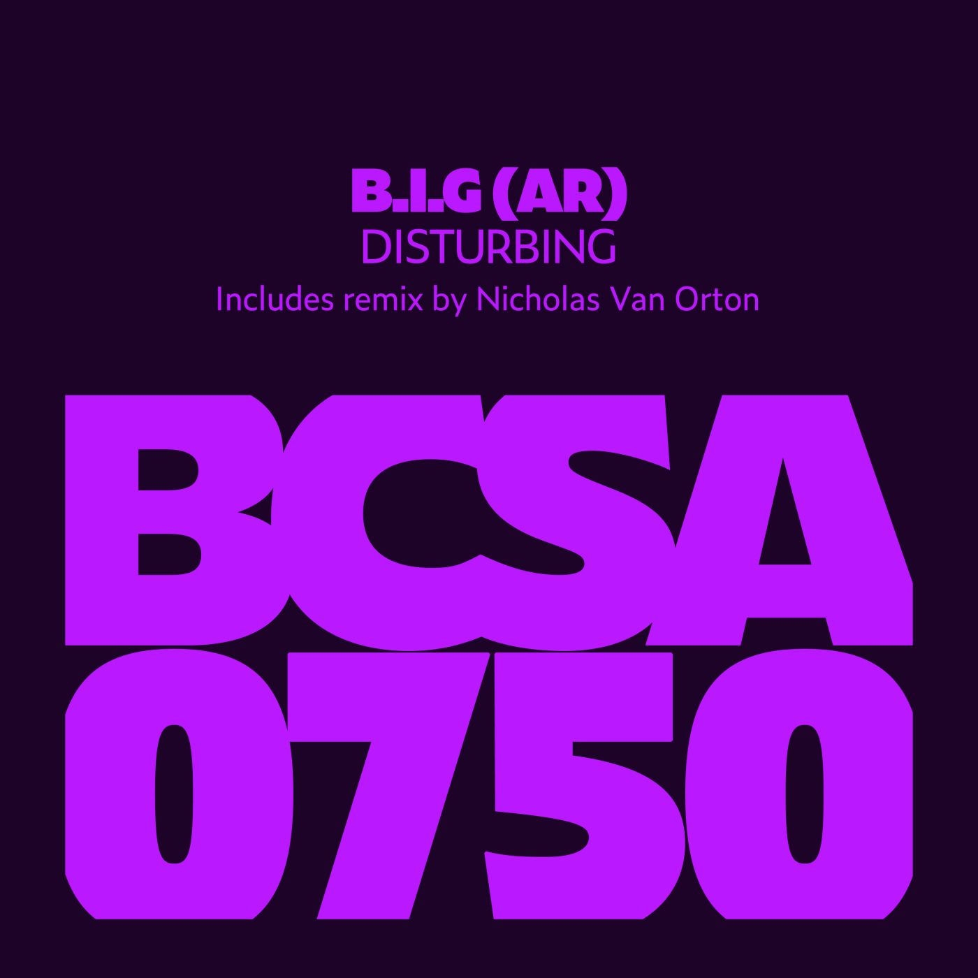 B.I.G (AR) - Disturbing (Original Mix)